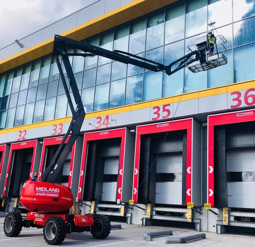 commercial window cleaning leicester